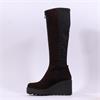 Marco Moreo Liege Front Zip Knee High - Brown Suede